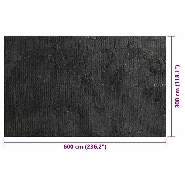 Zwembadhoes 600x300 cm - Zwart - 35% Korting!