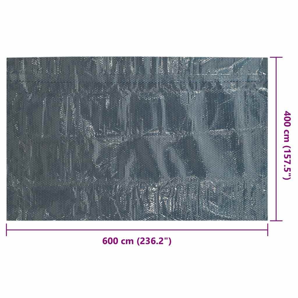 Zwembadfolie 600x400 cm - Zwart/Blauw - 40% Korting!