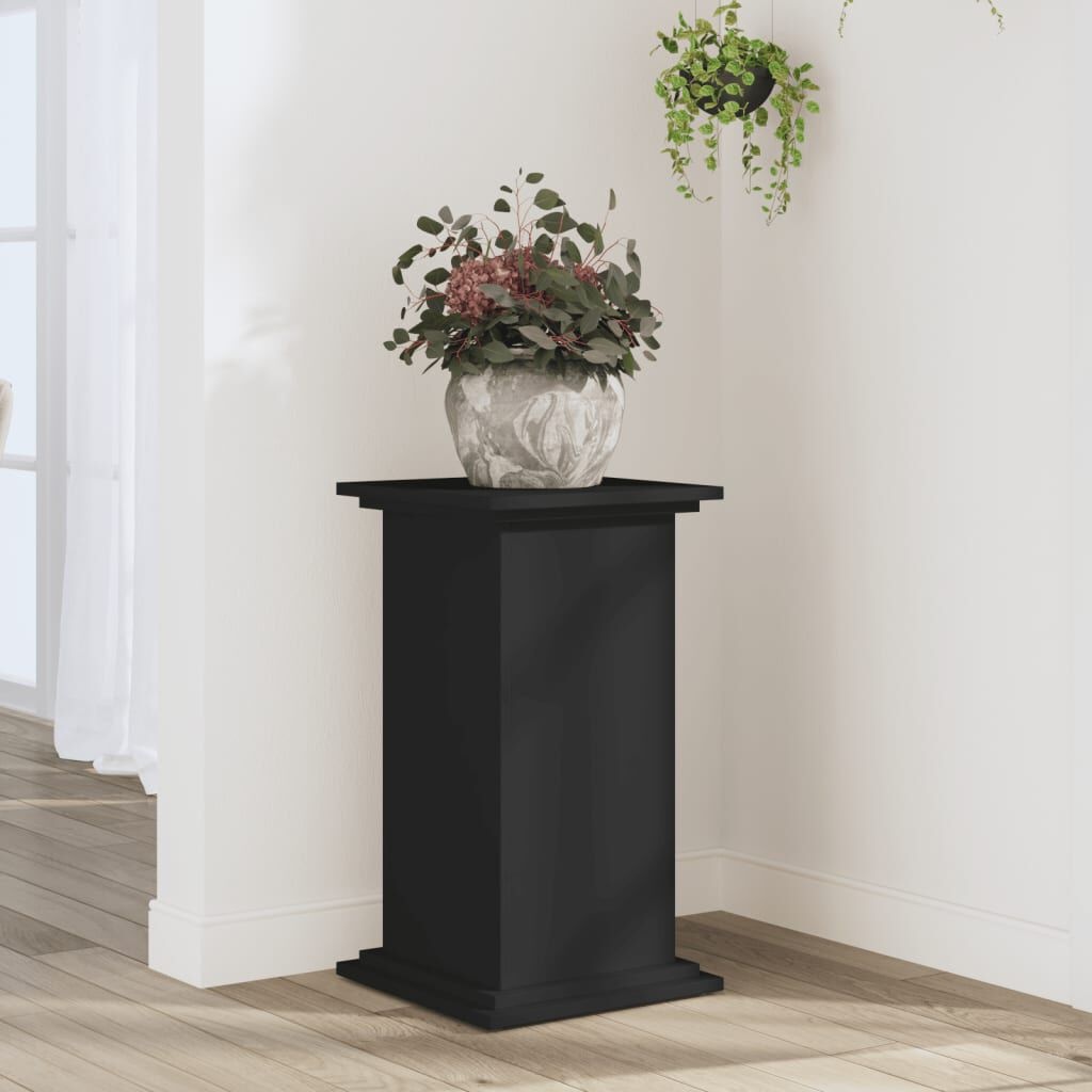 vidaXL Plantenstandaard Zwart 33x33x60cm - 35% Korting!