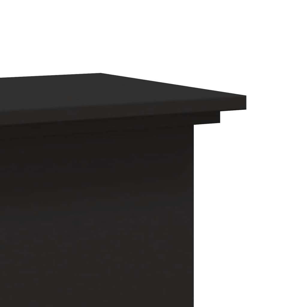 vidaXL Plantenstandaard Zwart 33x33x60cm - 35% Korting!