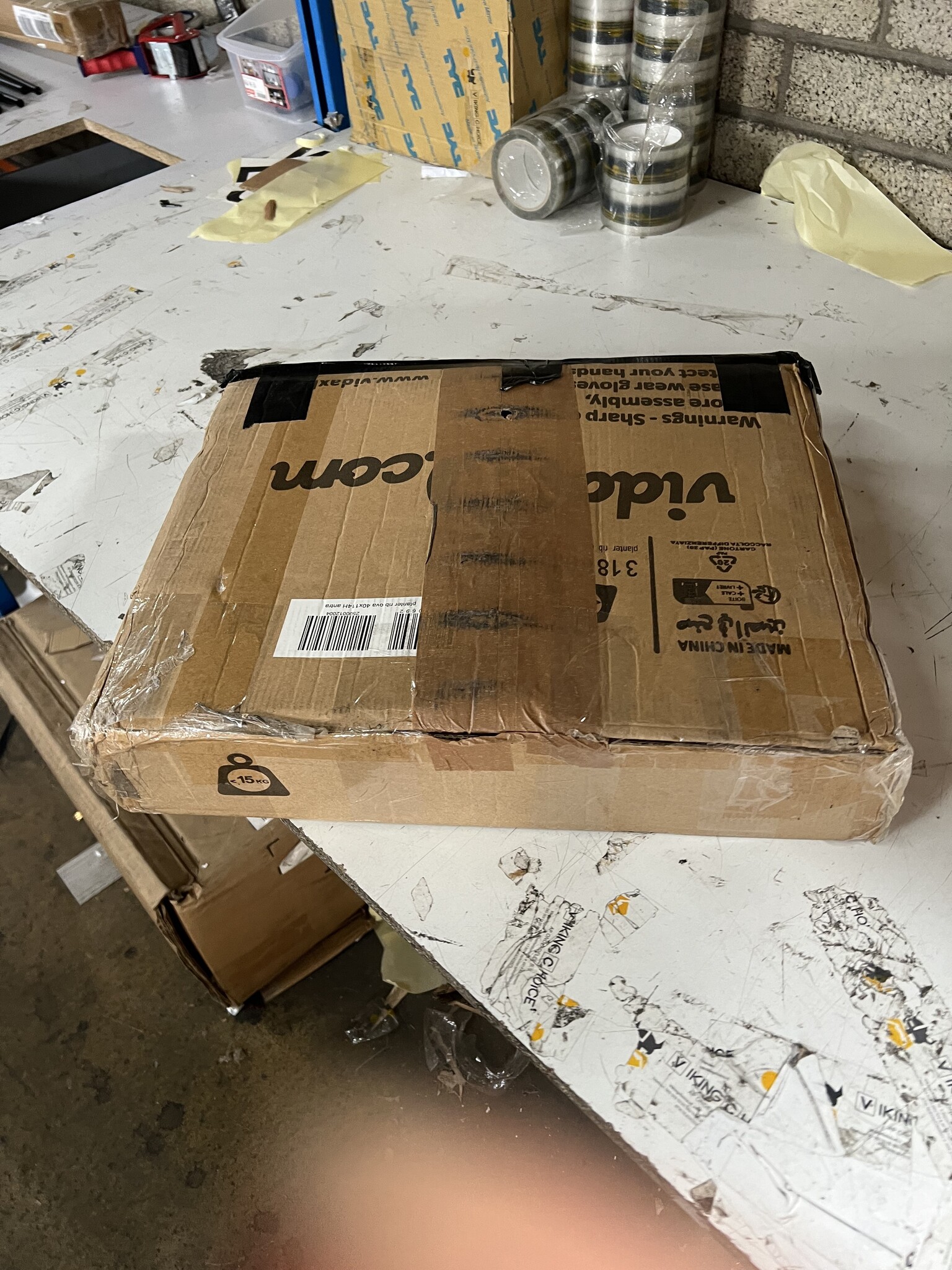vidaXL Plantenbak Antraciet - 114cm - 40% Korting!