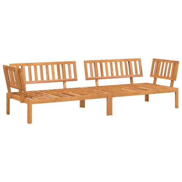 Tuinhoekbank Pallet Acaciahout (2 st) - 35% Korting!