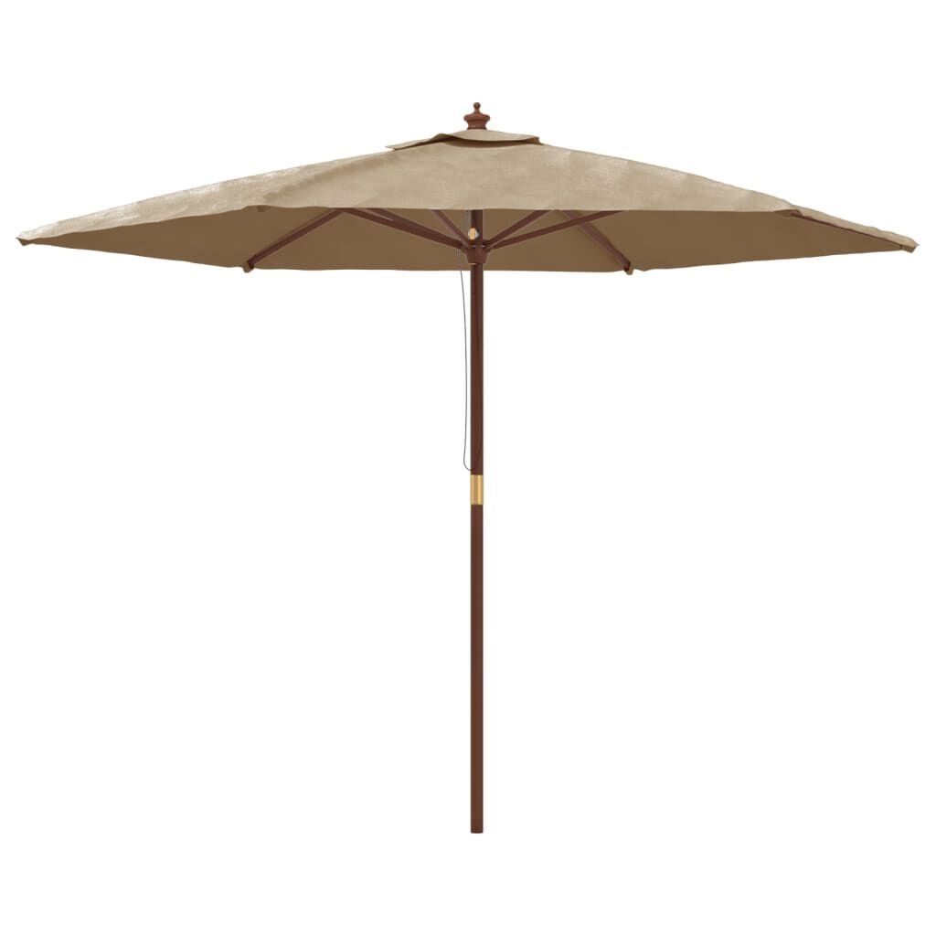 vidaXL Parasol Taupe 299x240cm - 40% Korting!