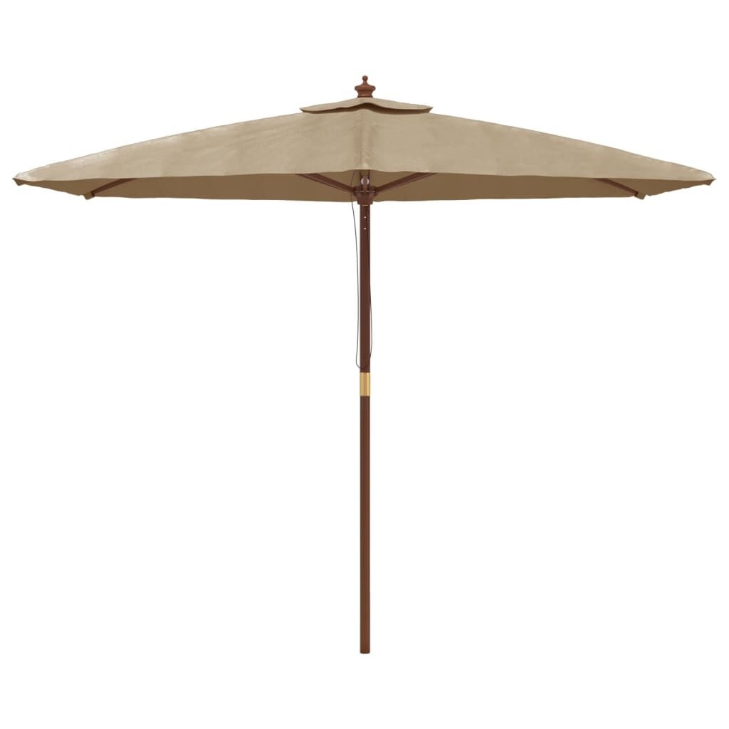 vidaXL Parasol Taupe 299x240cm - 40% Korting!