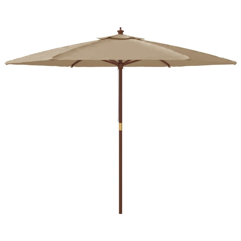 vidaXL Parasol Taupe 299x240cm - 40% Korting!