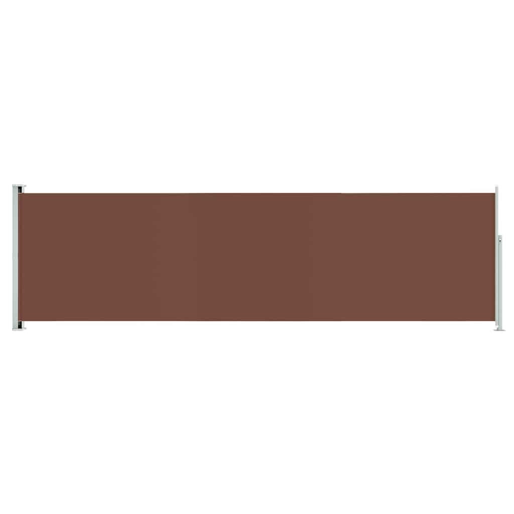 VidaXL Uittrekbaar Tuinscherm 180x600cm Bruin - 40% Korting!