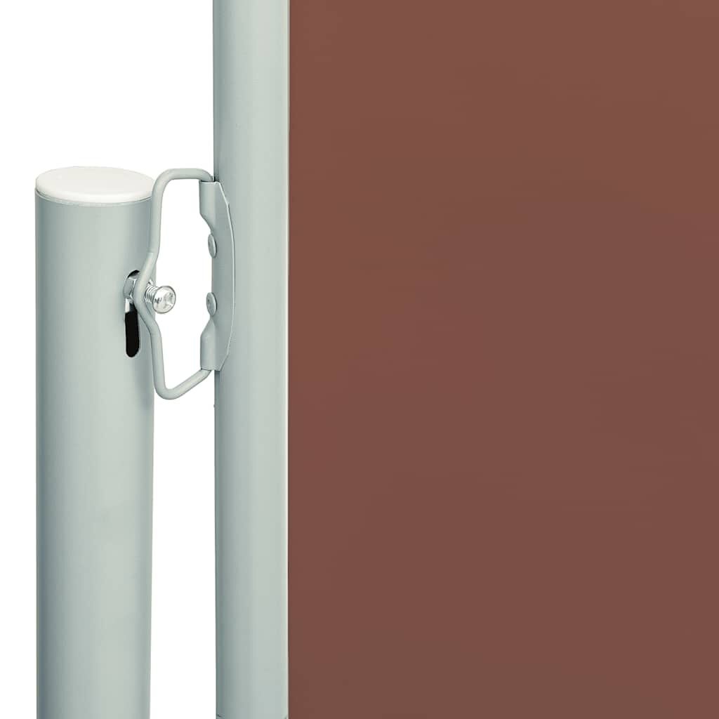 VidaXL Uittrekbaar Tuinscherm 180x600cm Bruin - 40% Korting!