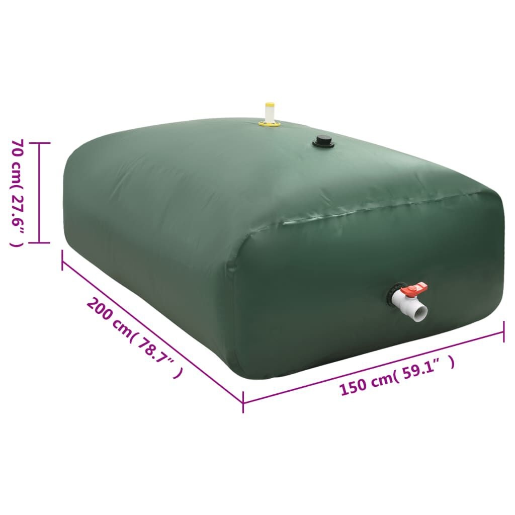 VidaXL Watertank 2100L Opvouwbaar - 35% Korting!
