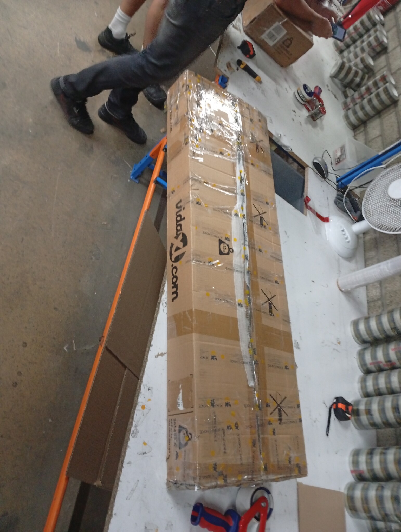 VidaXL Plantenbak met Latwerk Vurenhout Grijs -40%