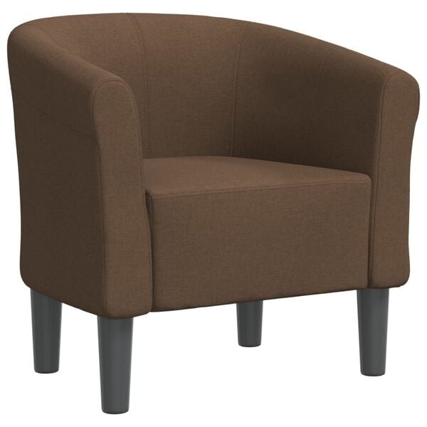 Bruine Kuipstoel - Stof - Comfortabel & Stijlvol - 35% Korting!