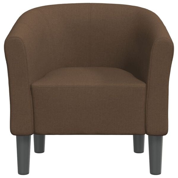 Bruine Kuipstoel - Stof - Comfortabel & Stijlvol - 35% Korting!