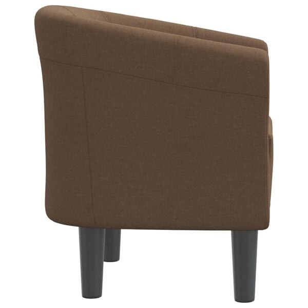 Bruine Kuipstoel - Stof - Comfortabel & Stijlvol - 35% Korting!