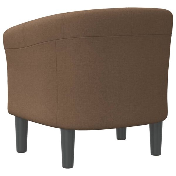 Bruine Kuipstoel - Stof - Comfortabel & Stijlvol - 35% Korting!