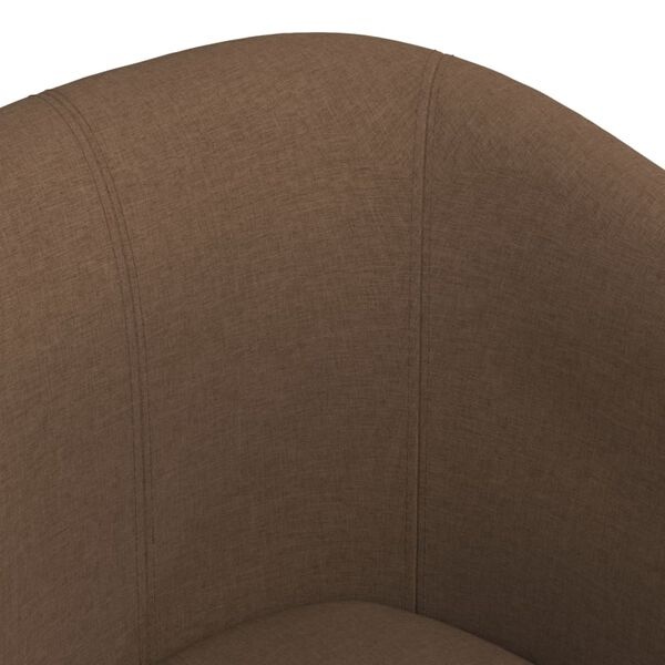 Bruine Kuipstoel - Stof - Comfortabel & Stijlvol - 35% Korting!