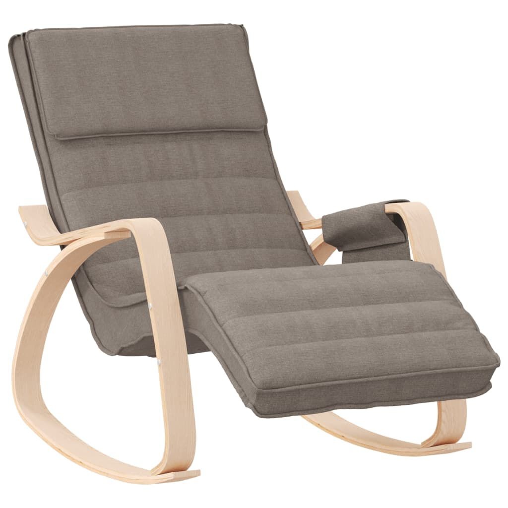vidaXL Schommelstoel Taupe - 35% Korting! Relax & Geniet
