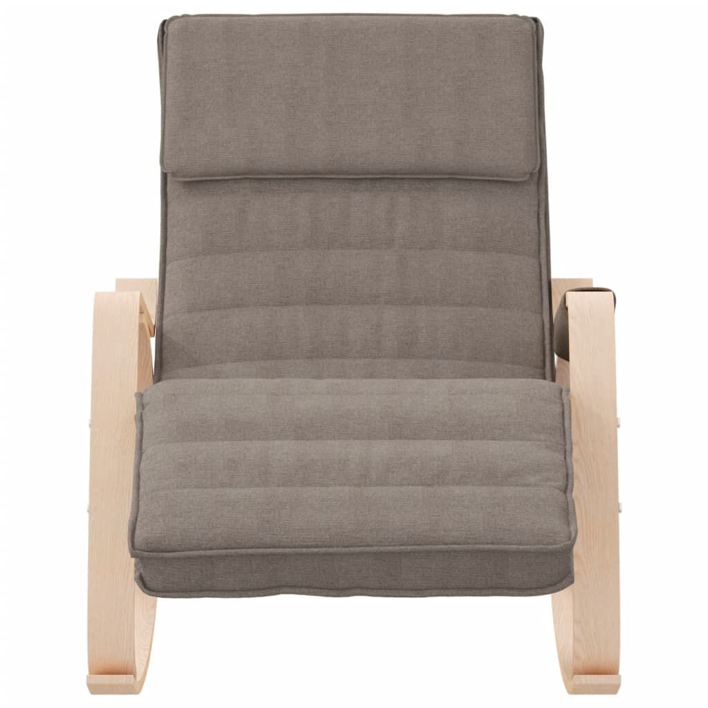 vidaXL Schommelstoel Taupe - 35% Korting! Relax & Geniet