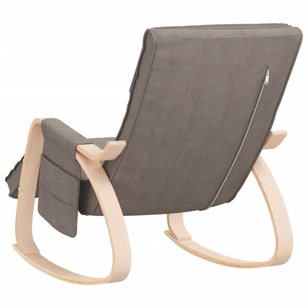 vidaXL Schommelstoel Taupe - 35% Korting! Relax & Geniet