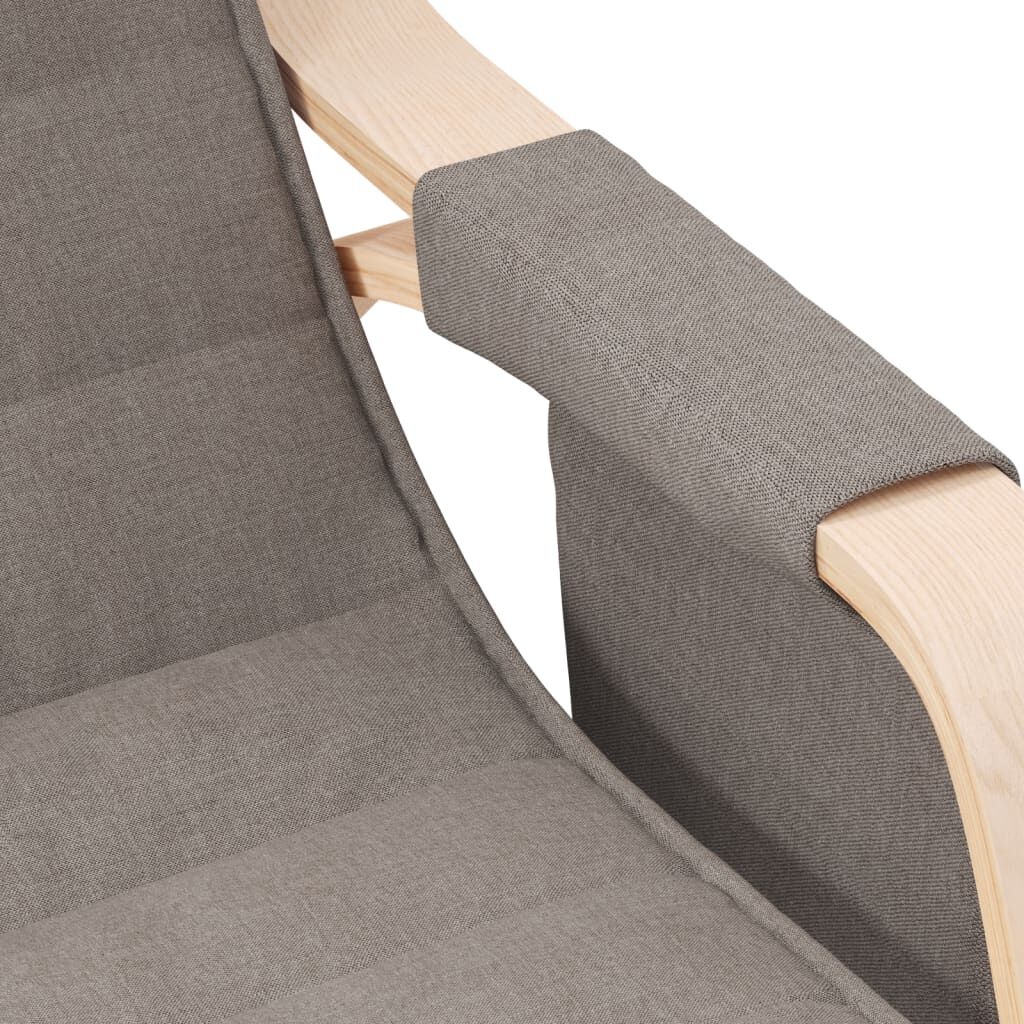vidaXL Schommelstoel Taupe - 35% Korting! Relax & Geniet