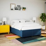 Blauw Bedframe 140x190cm - 55% Korting! (Let op: incompleet)