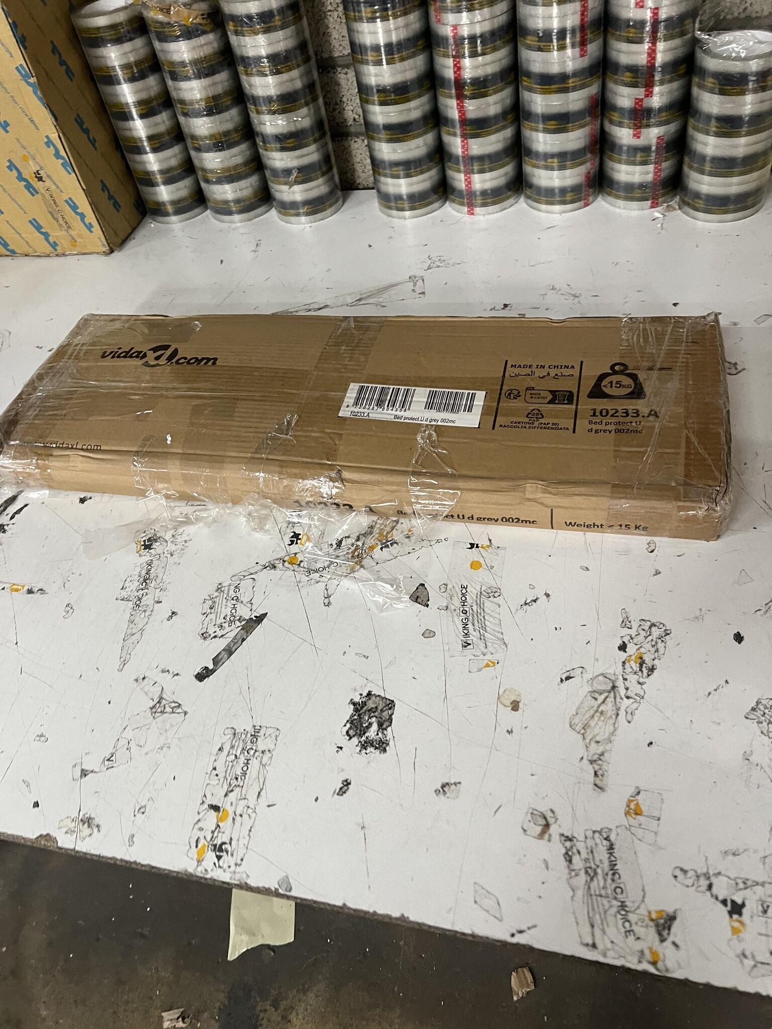 vidaXL Bedhekje 200cm Donkergrijs - 40% Korting!