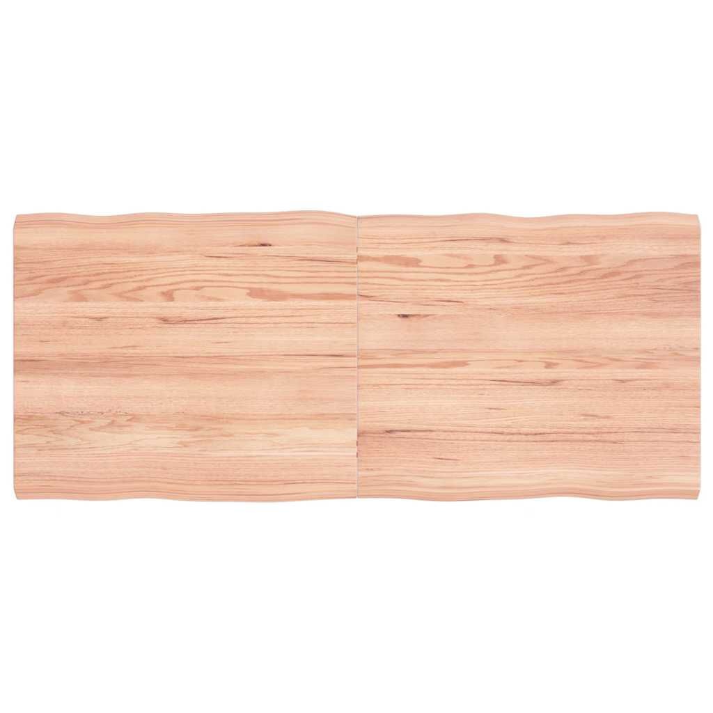VidaXL Tafelblad Eiken 140x60cm - Natuurlijke Rand - 60% Korting!