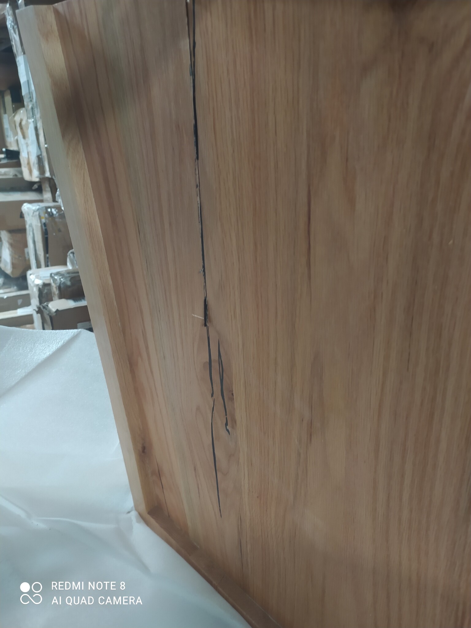 VidaXL Tafelblad Eiken 140x60cm - Natuurlijke Rand - 60% Korting!