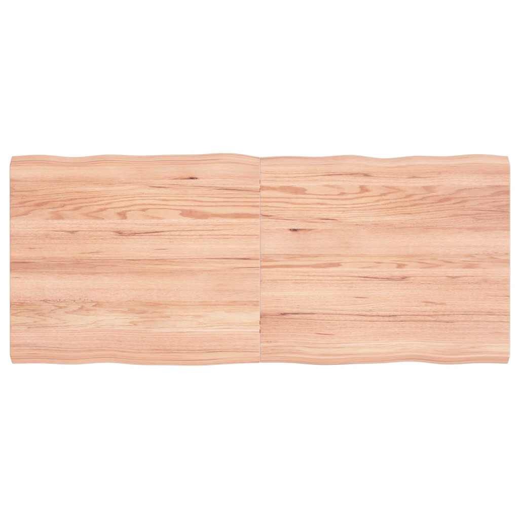 VidaXL Tafelblad Eiken 140x60cm - Natuurlijke Rand - 60% Korting!