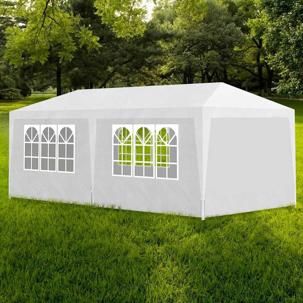 Partytent 3x6m Wit - 35% Korting! Feesttent voor Tuinfeesten