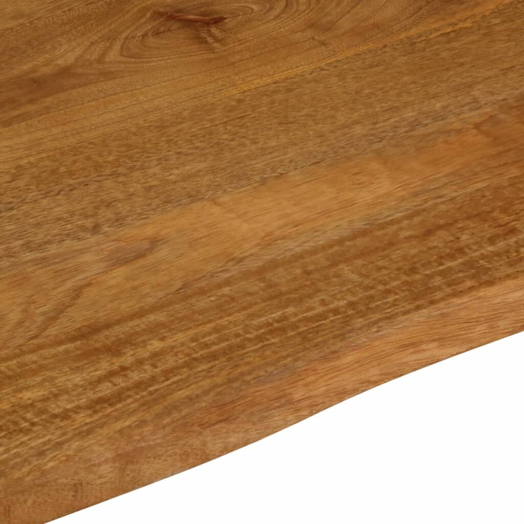 Massief Mango Tafelblad 100x80cm - Natuurlijke Rand - 40% Korting!