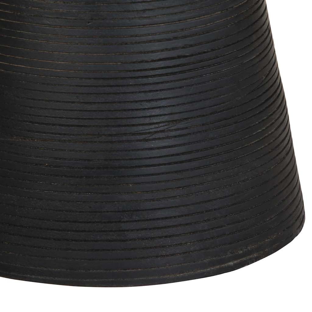 VidaXL Bijzettafel Mangohout Zwart Ø37cm - 40% Korting!