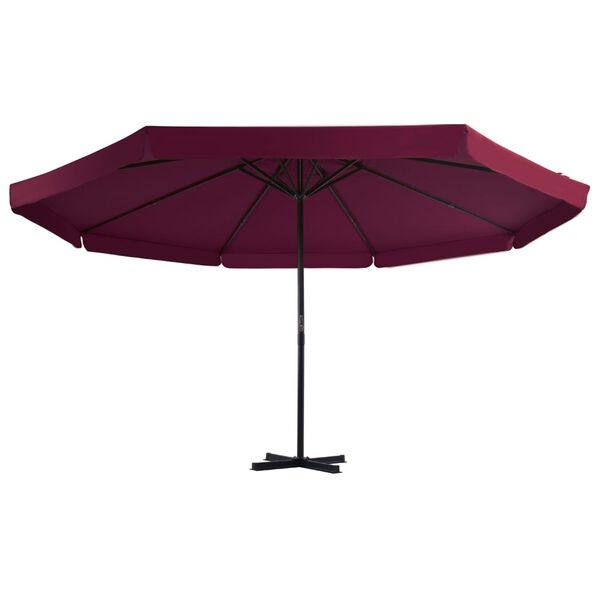 vidaXL Parasol 500cm Bordeauxrood - 35% Korting!