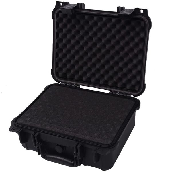 vidaXL Materiaalkoffer 35x30cm Zwart -35% Korting!