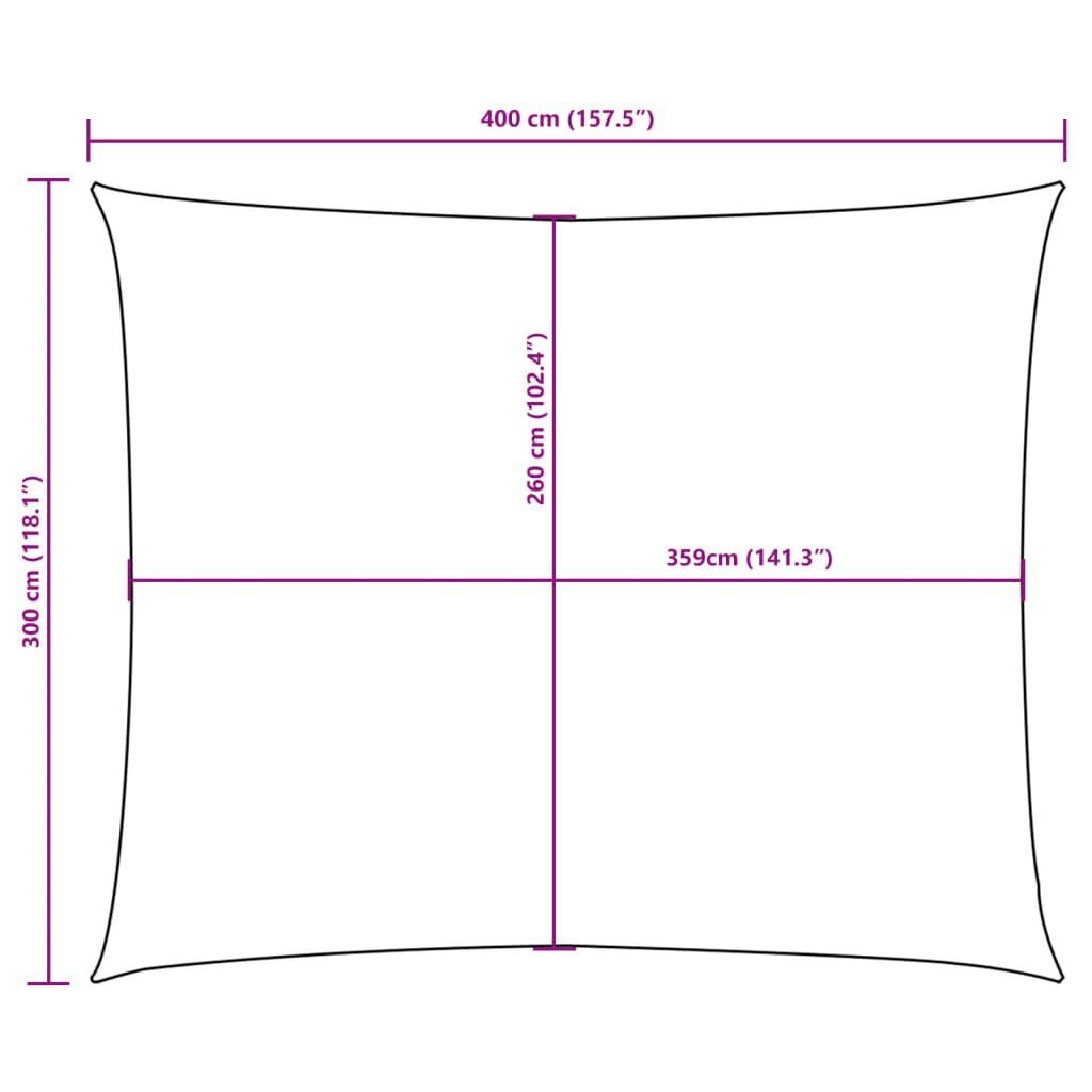 VidaXL Zonnescherm Rechthoek 3x4m Antraciet - 35% Korting!