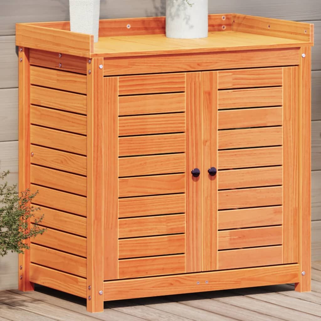 Oppottafel Grenenhout Bruin 82,5cm - 40% Korting!