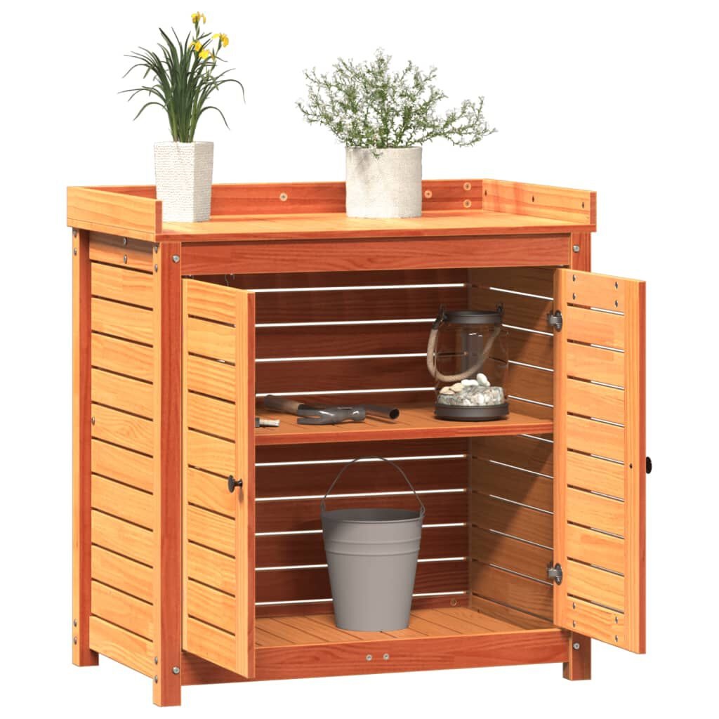 Oppottafel Grenenhout Bruin 82,5cm - 40% Korting!