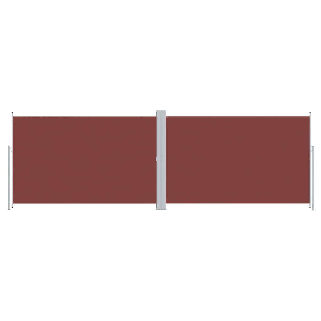 vidaXL Uittrekbaar Windscherm Bruin 220x600cm - 40% Korting!