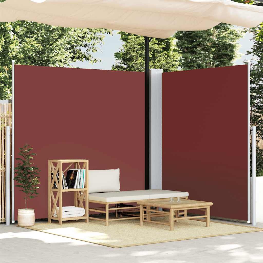 vidaXL Uittrekbaar Windscherm Bruin 220x600cm - 40% Korting!