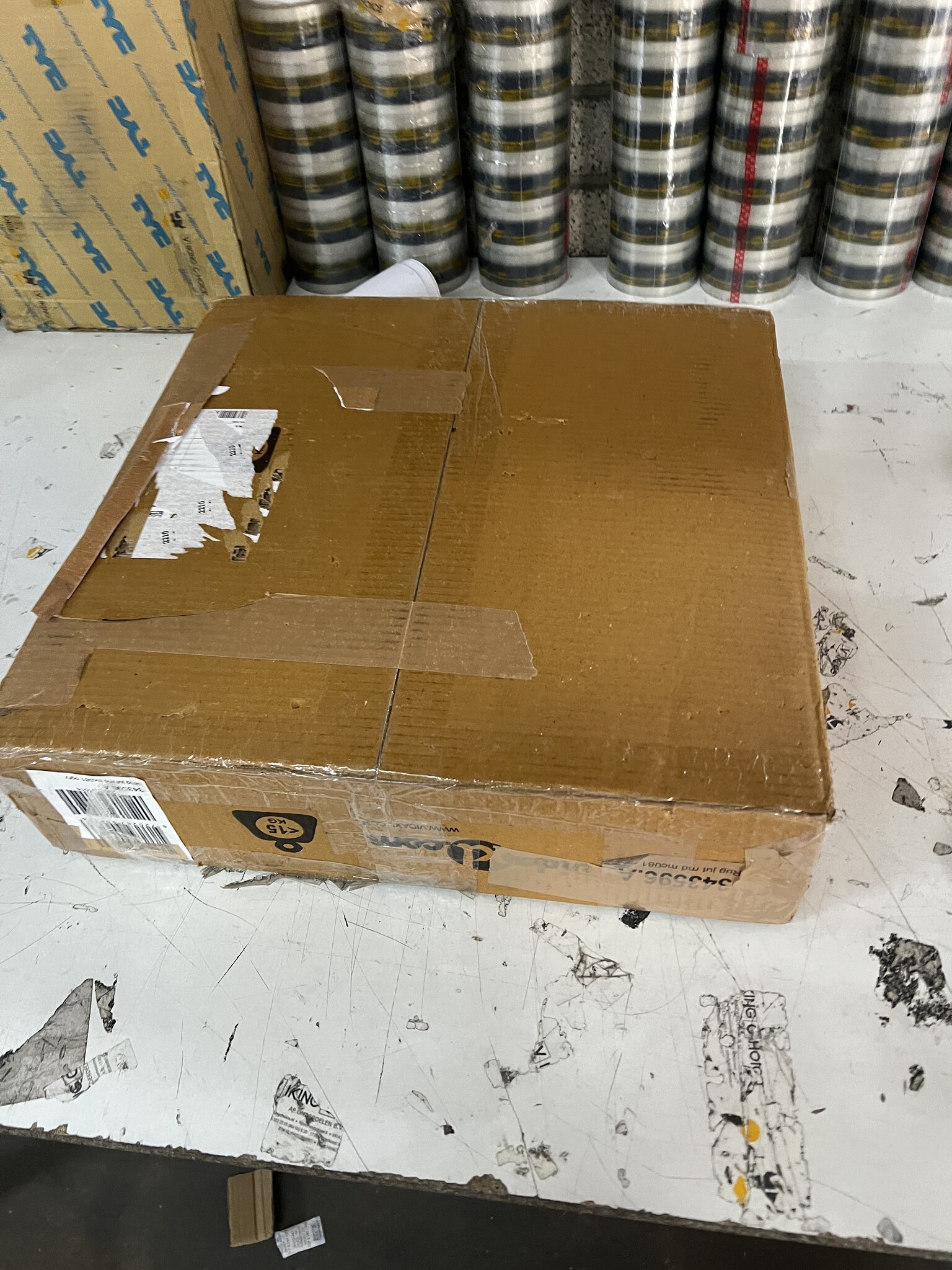 Handgemaakt Jute Vloerkleed Ø180cm Donkergrijs -40%