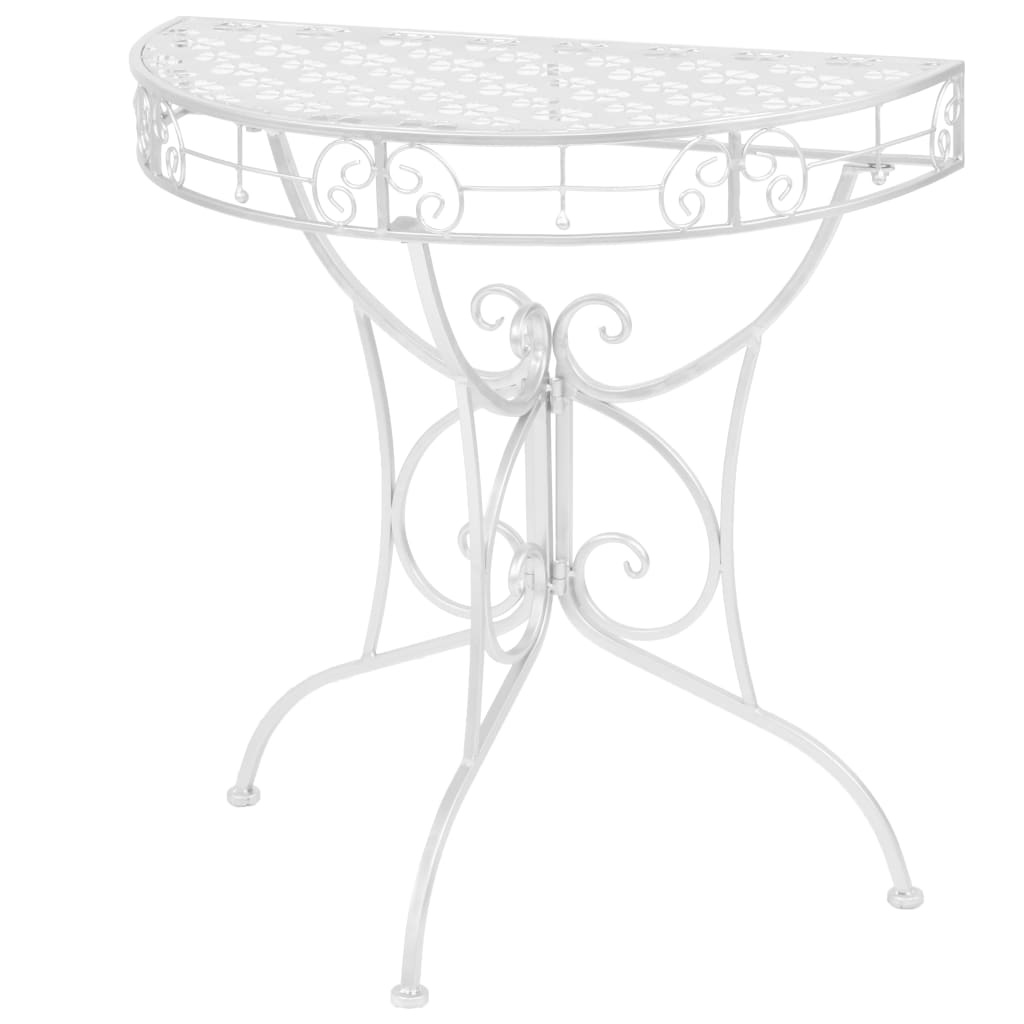 VidaXL Bijzettafel Zilver Vintage -40%! Krasje, topdeal!