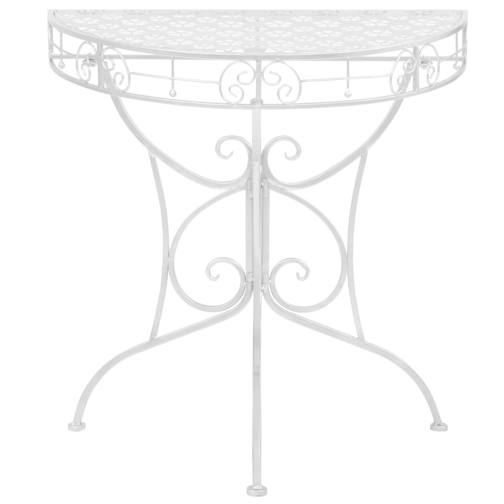VidaXL Bijzettafel Zilver Vintage -40%! Krasje, topdeal!