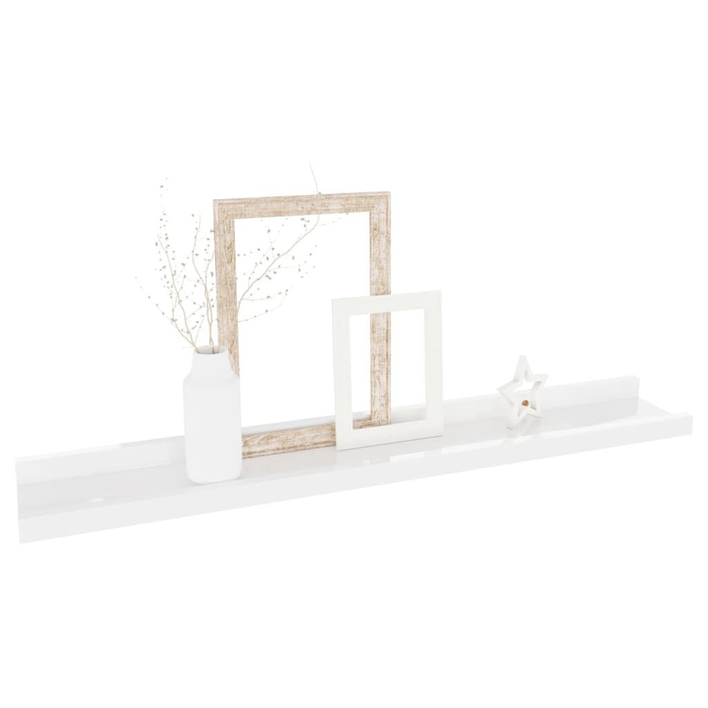 Wandschappen (2x) Wit Hoogglans 60cm - 55% Korting!