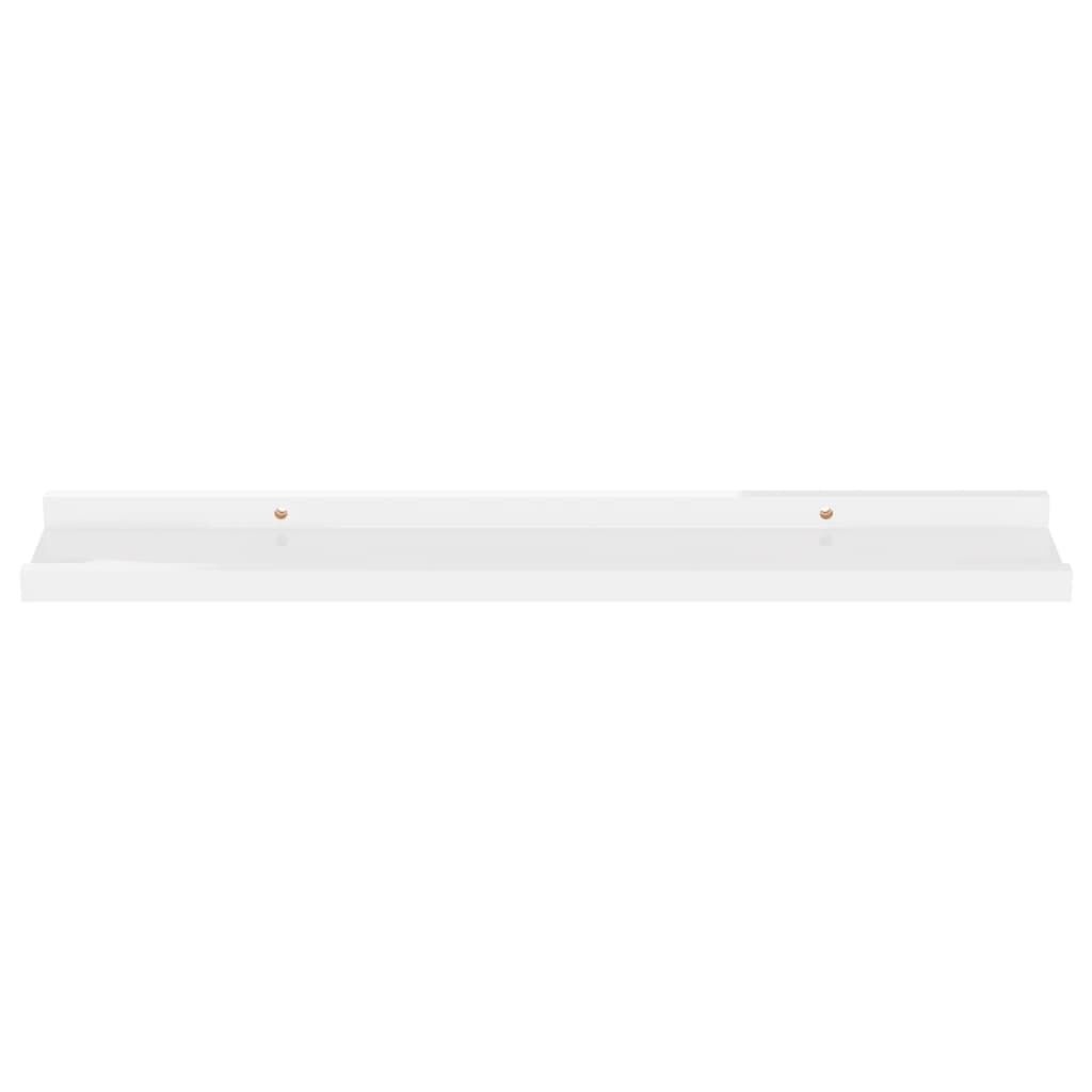 Wandschappen (2x) Wit Hoogglans 60cm - 55% Korting!