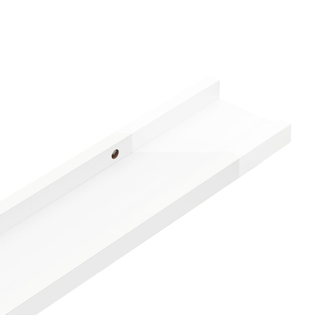Wandschappen (2x) Wit Hoogglans 60cm - 55% Korting!