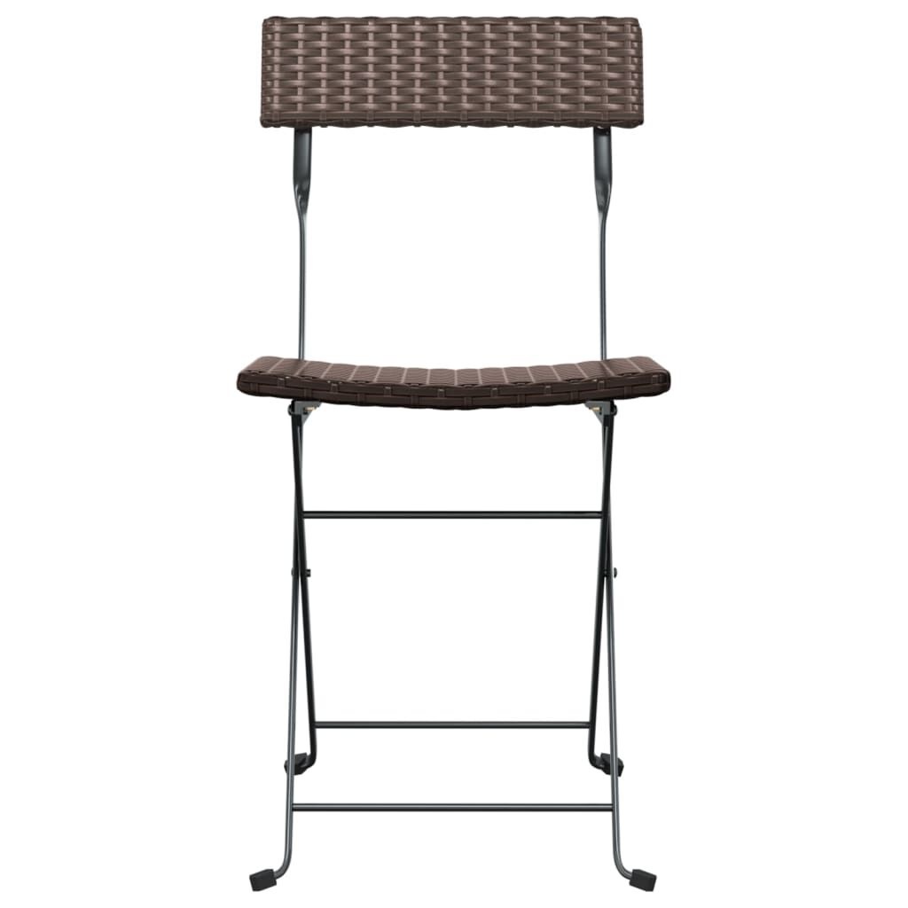 vidaXL Bistrostoelen (4 st) Bruin - 53% Korting!