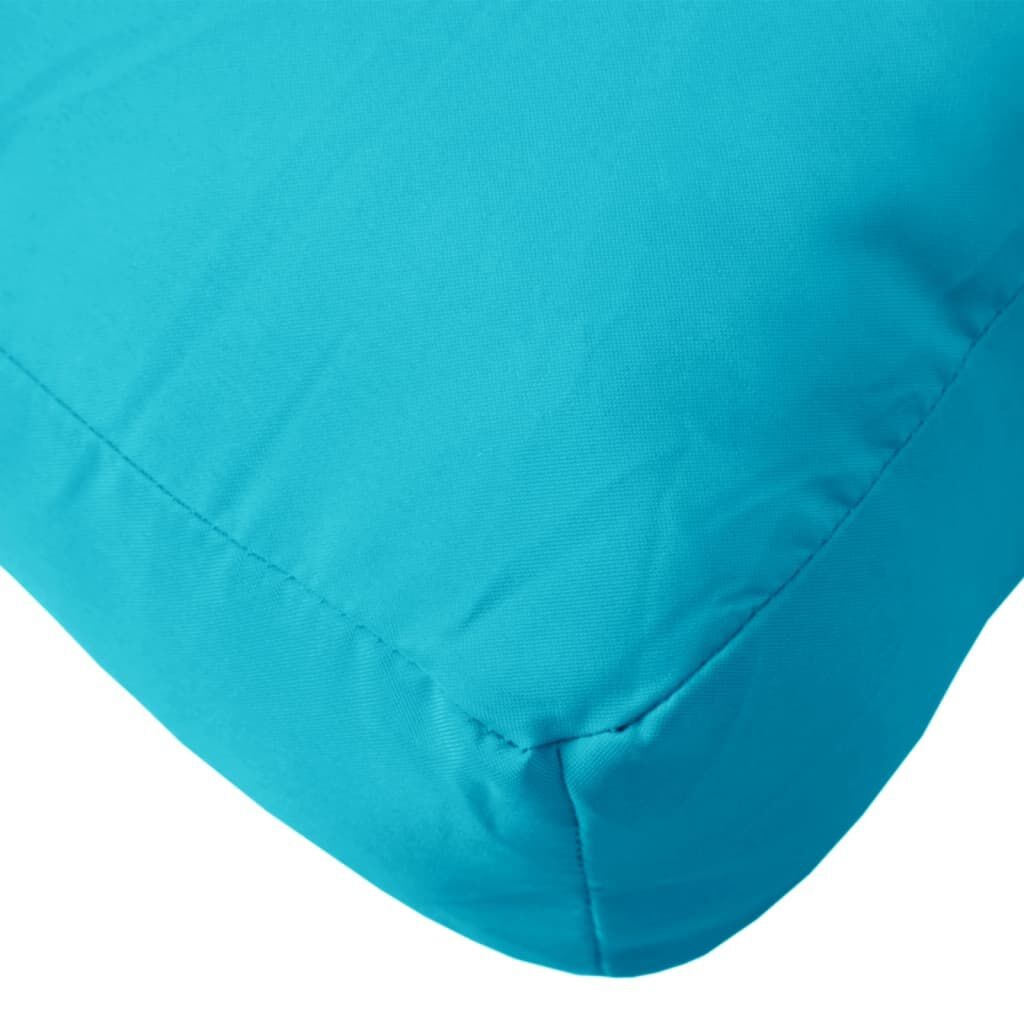 vidaXL Palletkussens Turquoise (2 st) - 53% Korting!