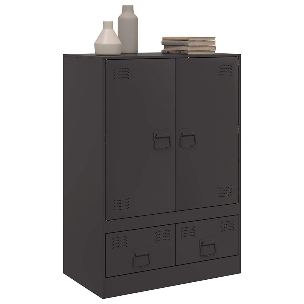 vidaXL Hoge Kast Zwart 67x39x95cm - 60% Korting!