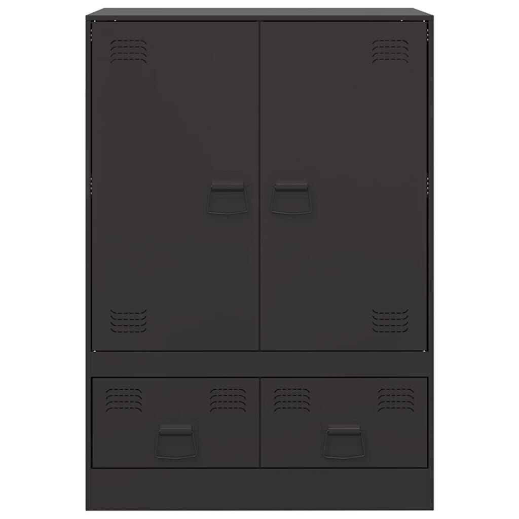 vidaXL Hoge Kast Zwart 67x39x95cm - 60% Korting!