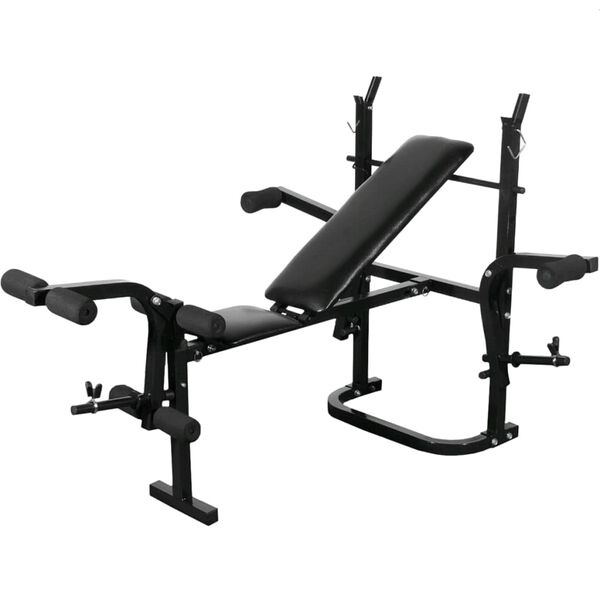 vidaXL Halterbank Zwart - 40% Korting! Zo Goed Als Nieuw