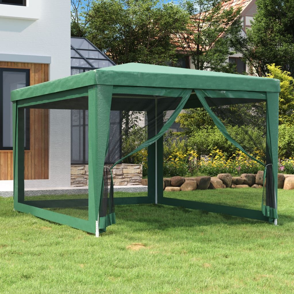 Partytent 3x4m Groen met Mesh - 35% Korting!