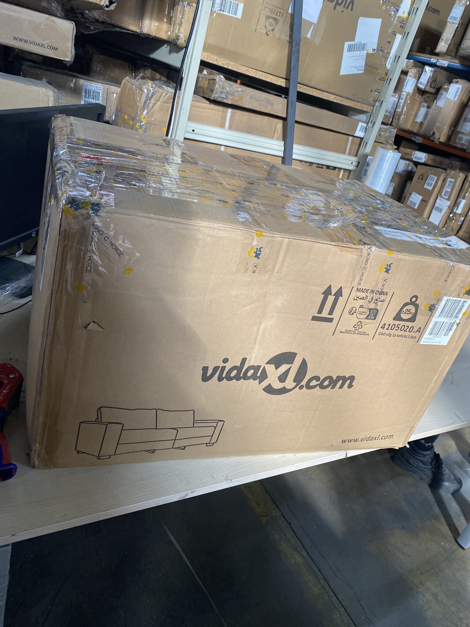 VidaXL 2-zits Fluweel Lichtgrijs - 40% Korting!